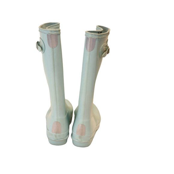 Hunter Play Tall Rain Boots in Turquoise 5 - Picture 7 of 7